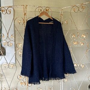 Michael Stars Blue Cardigan